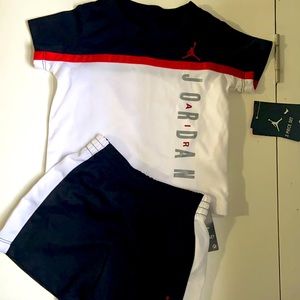 Jordan shirt and shorts
